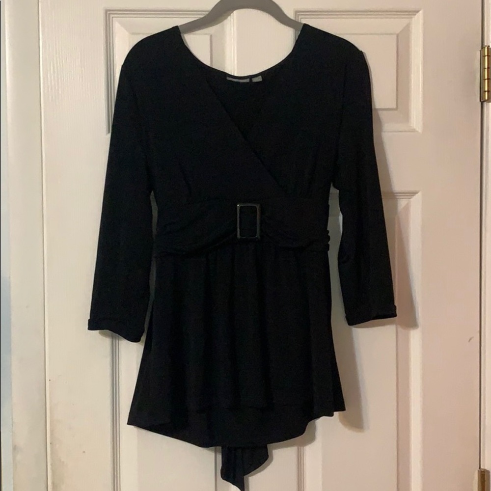 Apt. 9 black v-neck blouse